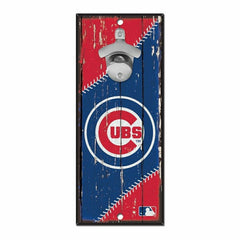 Chicago Cubs MLB Bottle Opener Sign Taass sale
