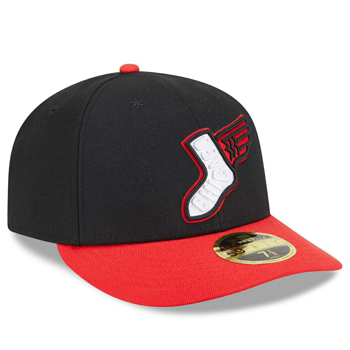Chicago White Sox MLB Authentic City Connect Low Profile 59FIFTY Fitted ALT Cap Black Classic