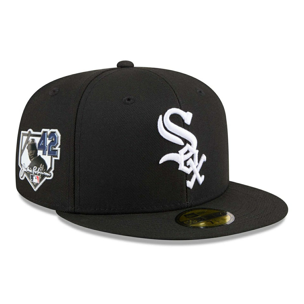 Chicago White Sox 2026 Jackie Robinson Day 59FIFTY Fitted Cap Black Classic