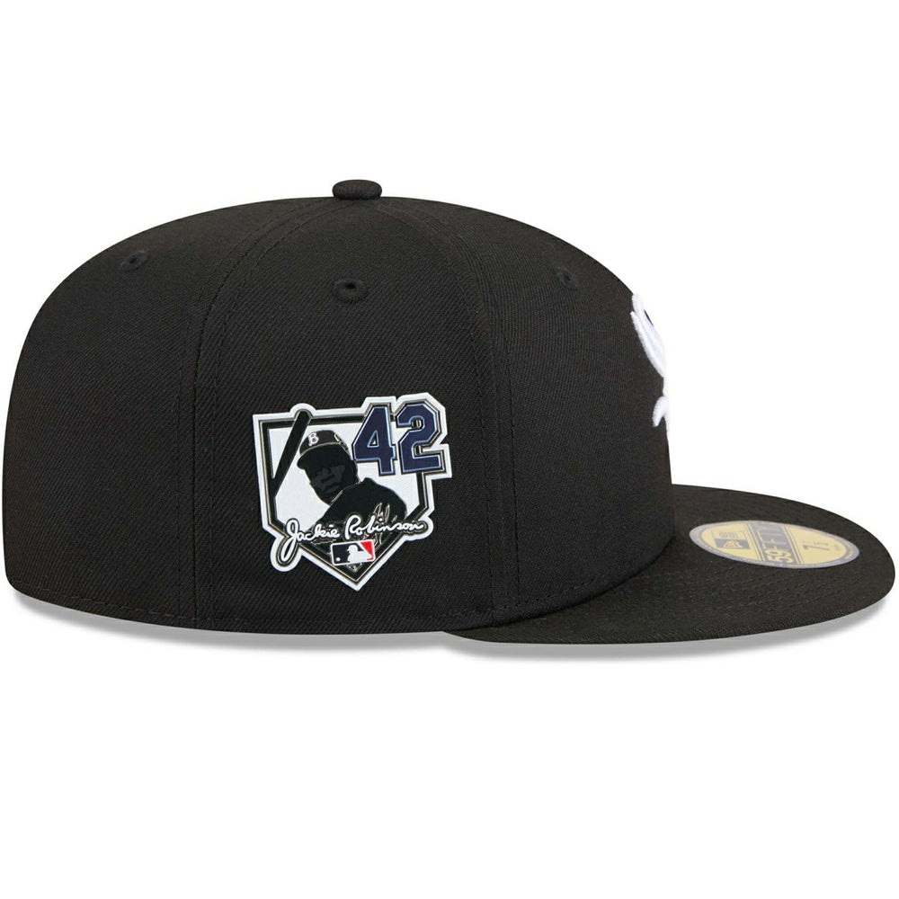 Chicago White Sox 2026 Jackie Robinson Day 59FIFTY Fitted Cap Black Classic