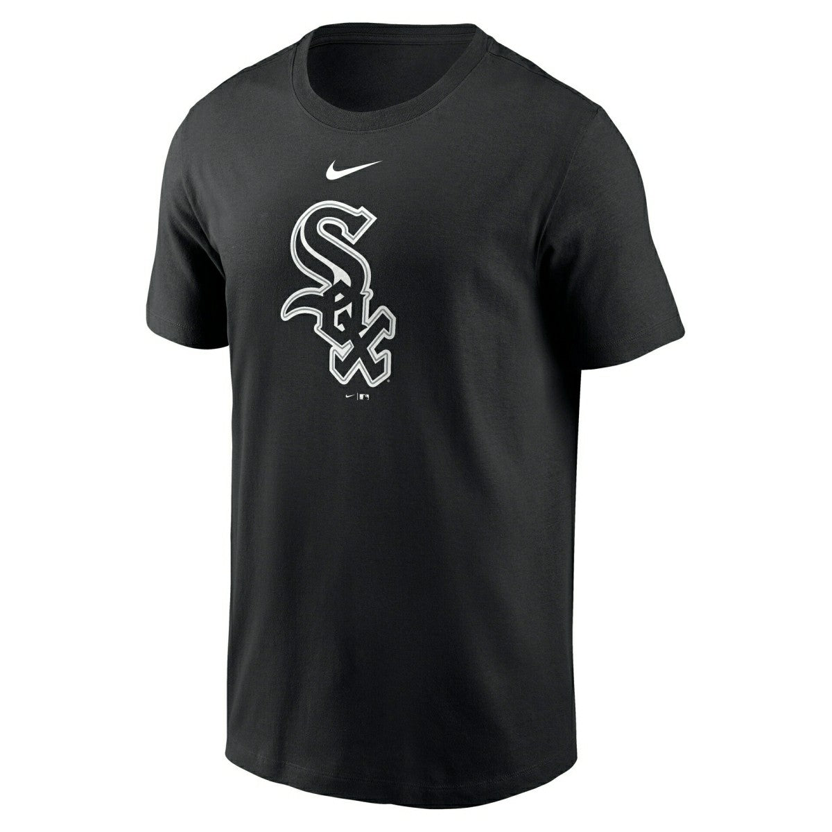 Chicago White Sox Large Logo MLB T-Shirt Black Fashion