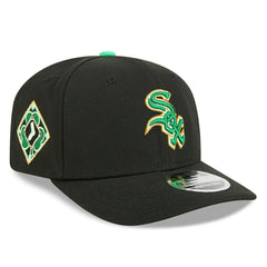 Chicago White Sox 2026 St. Patrick's Day 9SEVENTY Stretch-Snap MLB Cap Black Lifestyle