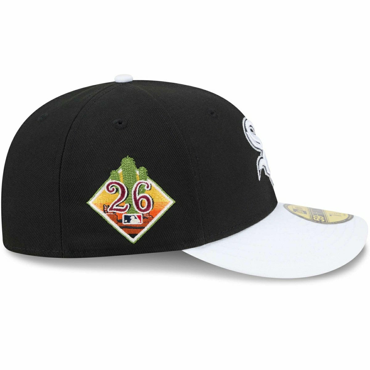 Chicago White Sox 2026 MLB Authentic Spring Training 59FIFTY Pre-Curved Cap Black Classic