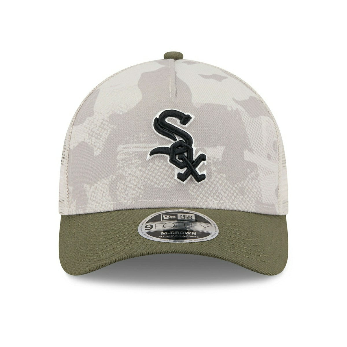 Chicago White Sox 2025 MLB Armed Forces 9FORTY M-Crown A-Frame Snapback Cap Taass sale