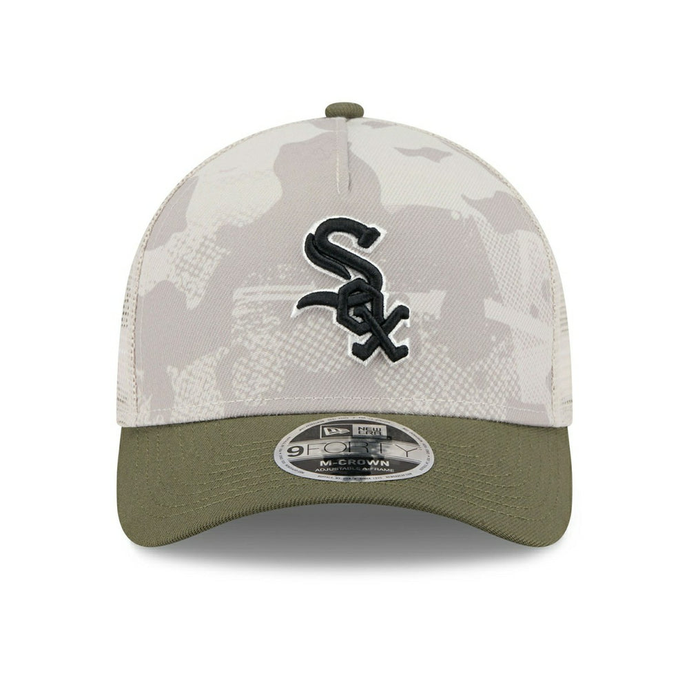 Chicago White Sox 2025 MLB Armed Forces 9FORTY M-Crown A-Frame Snapback Cap Taass sale