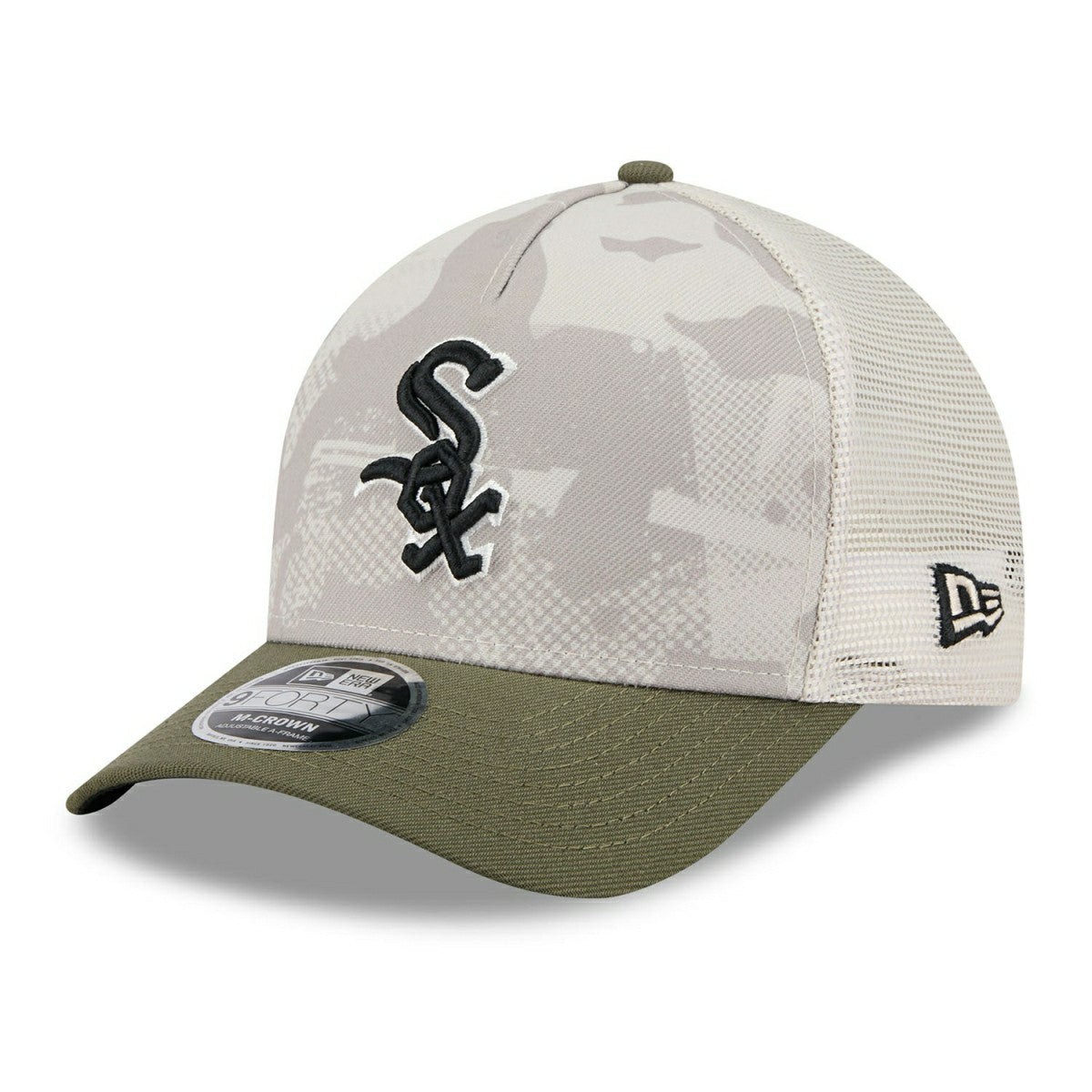 Chicago White Sox 2025 MLB Armed Forces 9FORTY M-Crown A-Frame Snapback Cap Taass sale