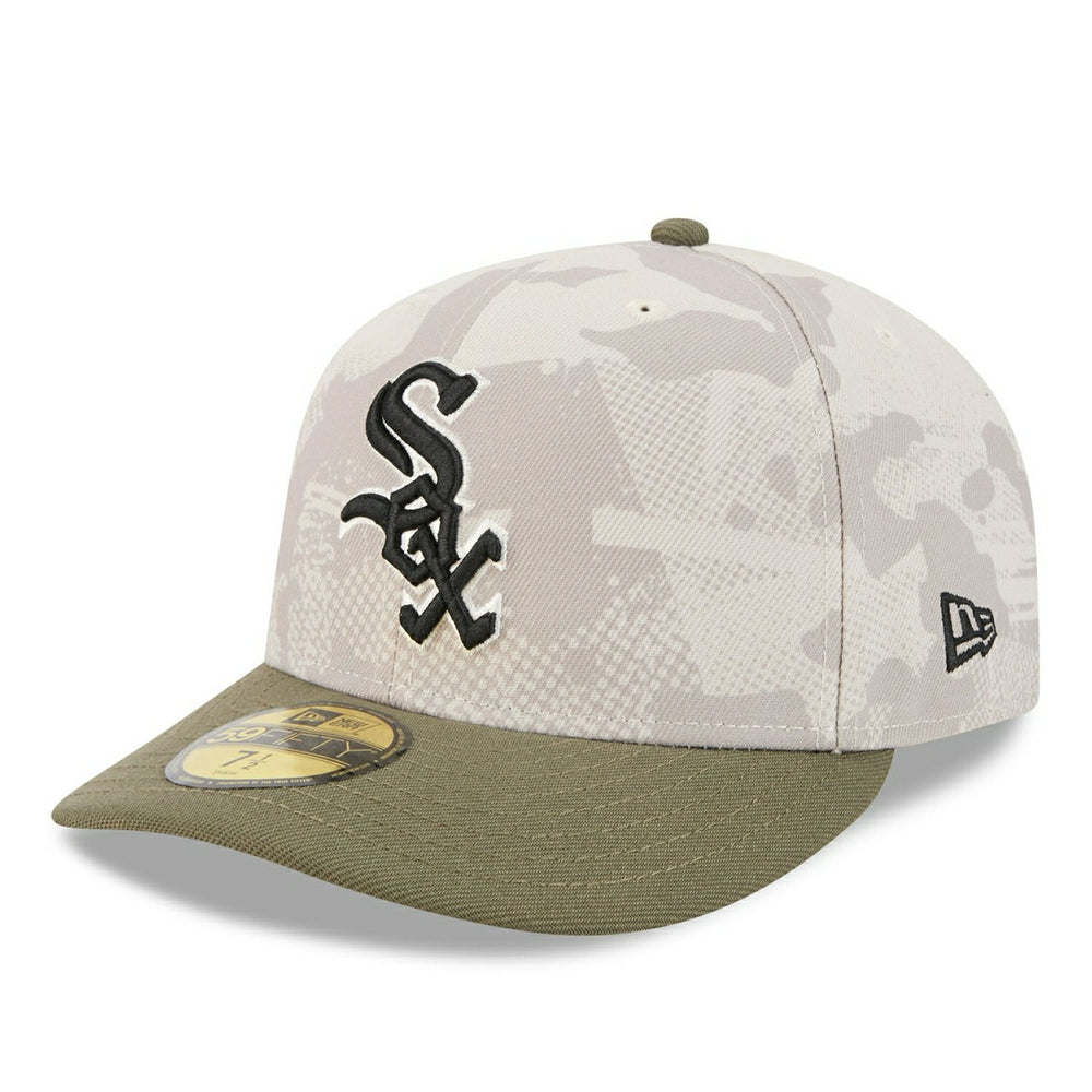 Chicago White Sox 2025 MLB Authentic Armed Forces Pre-Curved 59FIFTY Fitted Cap Taass for sale