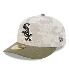 Chicago White Sox 2025 MLB Authentic Armed Forces Pre-Curved 59FIFTY Fitted Cap Taass for sale
