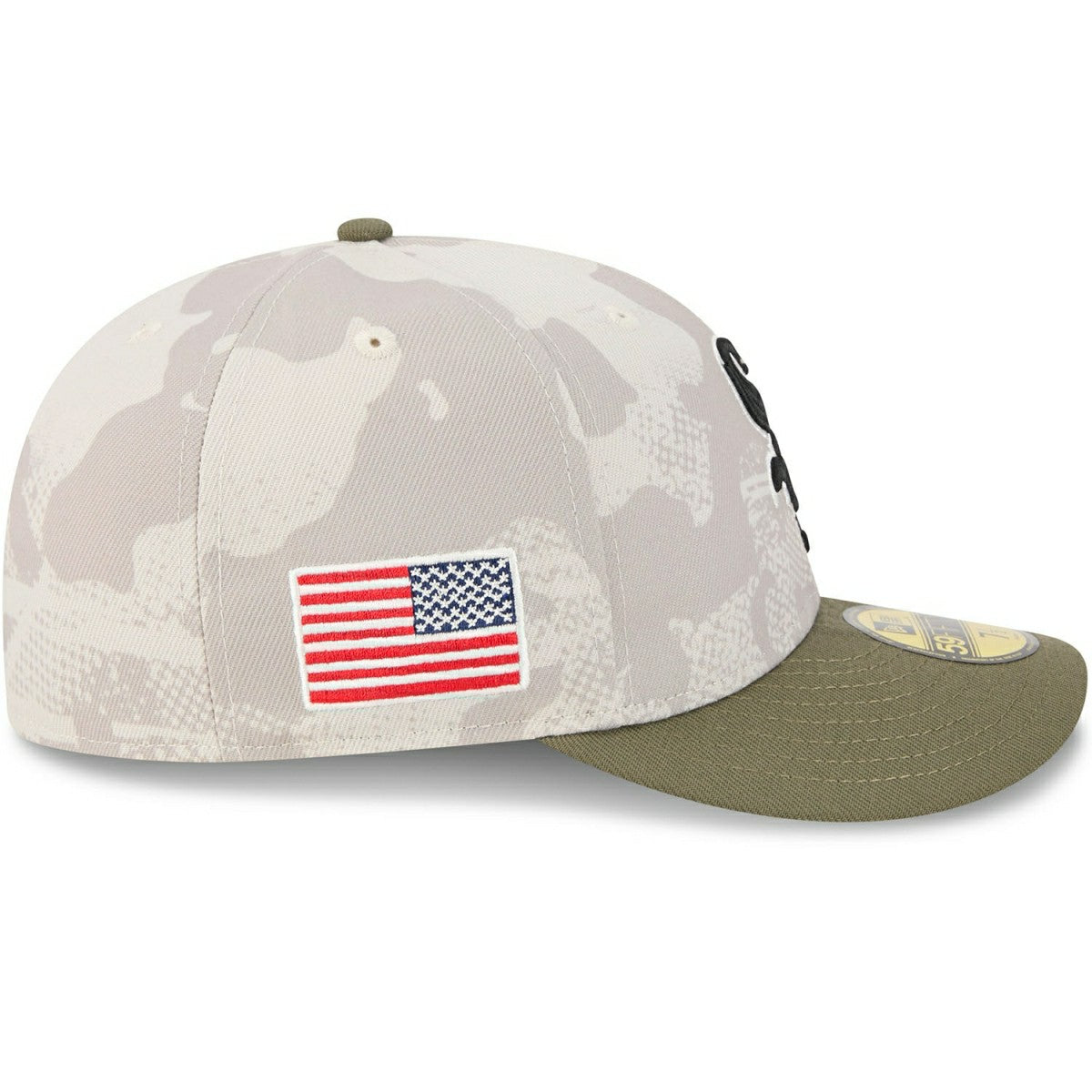 Chicago White Sox 2025 MLB Authentic Armed Forces Pre-Curved 59FIFTY Fitted Cap Taass for sale