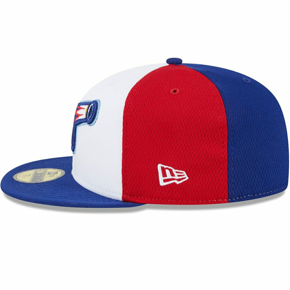 Kannapolis Cannon Ballers MiLB Batting Practice Authentic 59FIFTY Fitted Cap Red/White Taass US