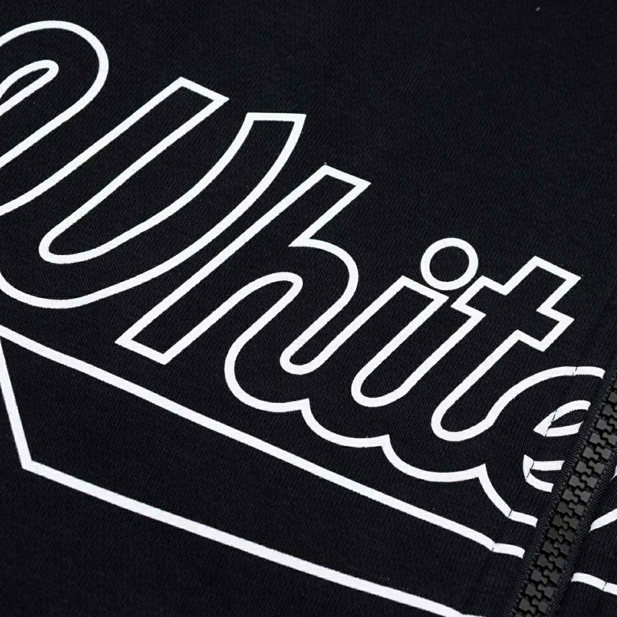 Chicago White Sox Knockout Script MLB Full-Zip Hoodie Black Lifestyle