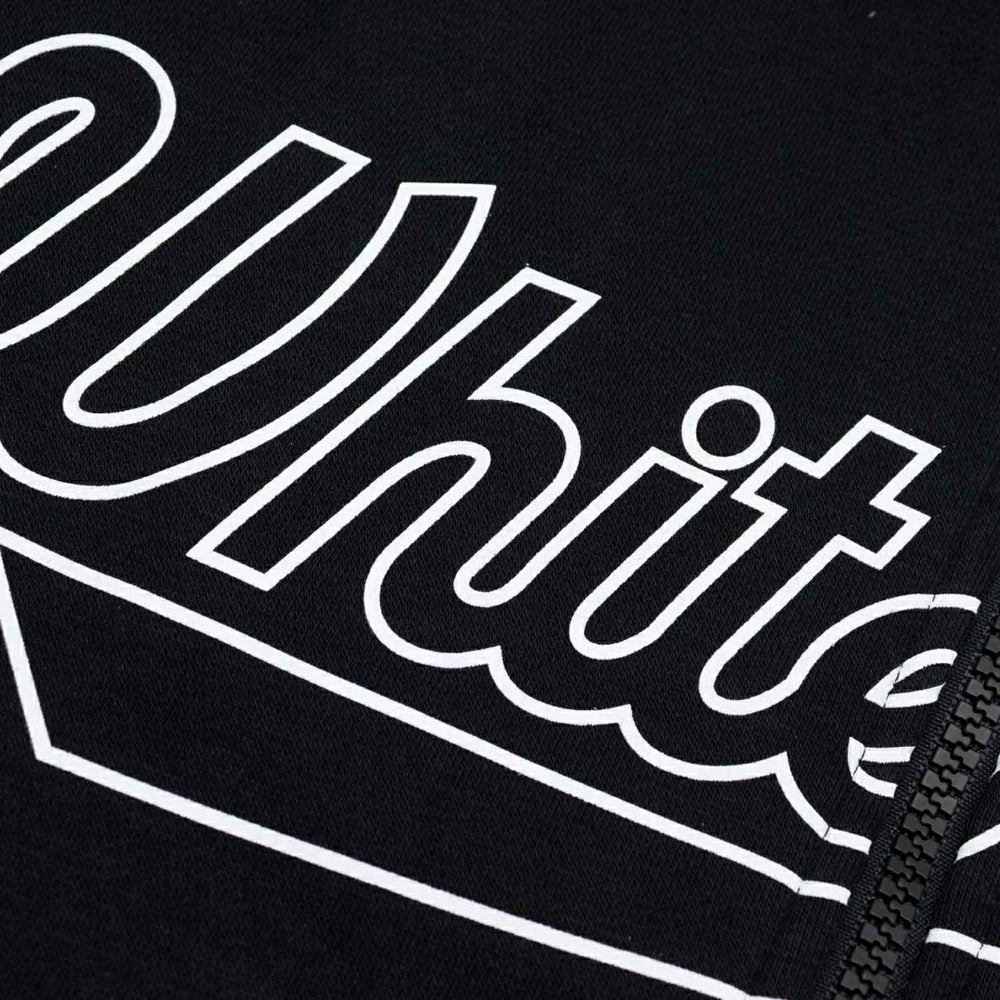 Chicago White Sox Knockout Script MLB Full-Zip Hoodie Black Lifestyle