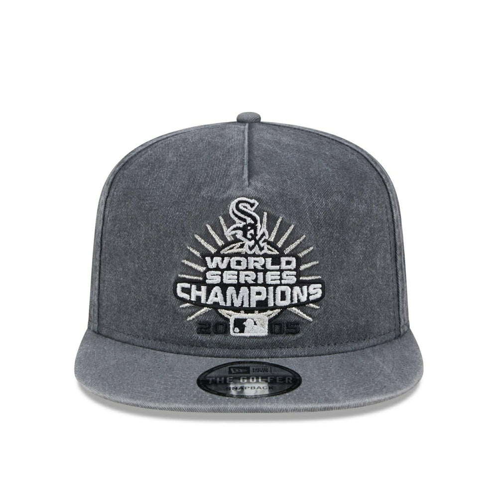 Chicago White Sox 2005 World Series Pigment Dyed New Era Golfer Snapback MLB Cap Taass US