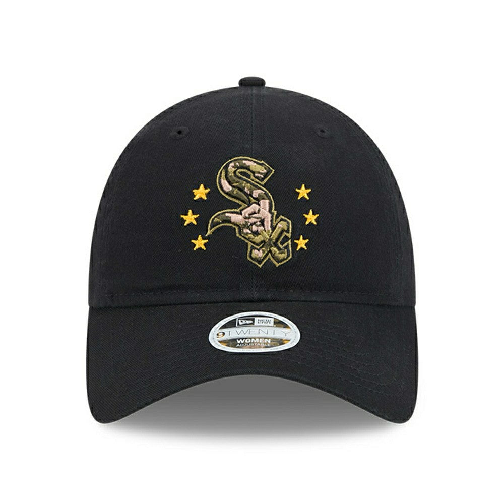Chicago White Sox 2024 MLB Armed Forces New Era Women's 9TWENTY Cap Black Classic