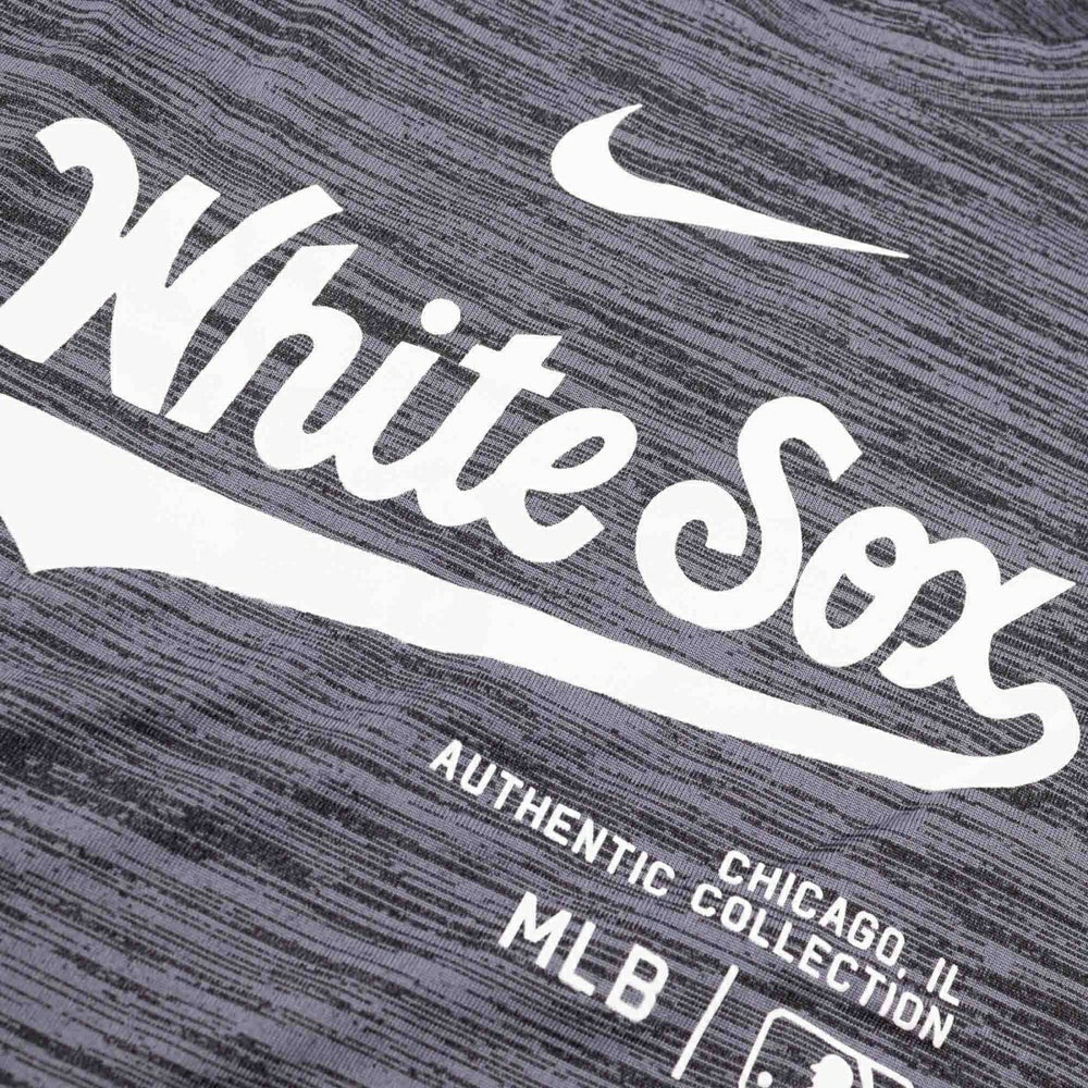 Chicago White Sox 2024 MLB Authentic Practice Nike Velocity T-Shirt Gray Fashion