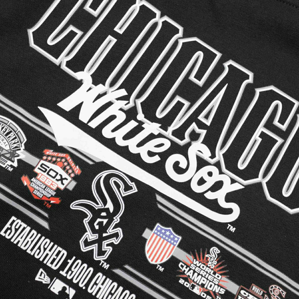 Chicago White Sox Team Graphic New Era MLB Hoodie Black Lifestyle
