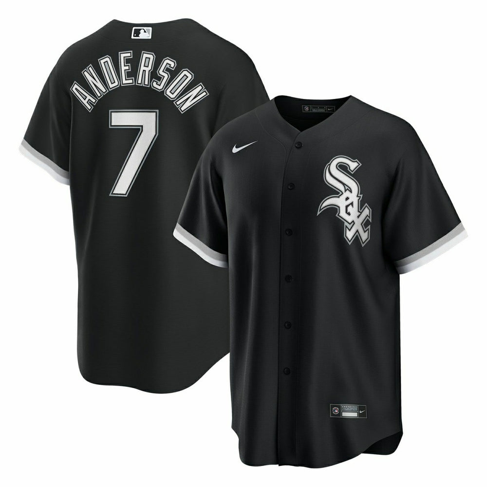 Tim Anderson #7 Chicago White Sox Nike MLB Jersey Black Lifestyle