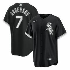 Tim Anderson #7 Chicago White Sox Nike MLB Jersey Black Lifestyle