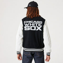 Chicago White Sox Varsity New Era MLB Jacket Black Taass sale