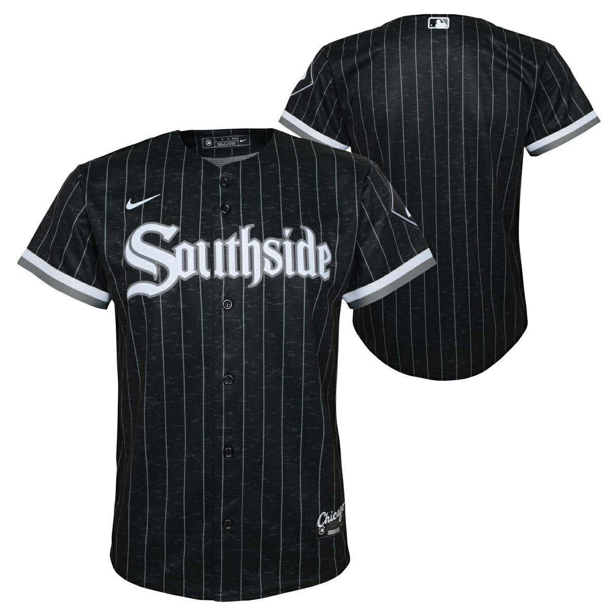 Chicago White Sox Replica City Connect MLB Jersey Pinstripe (YOUTH) Taass for sale