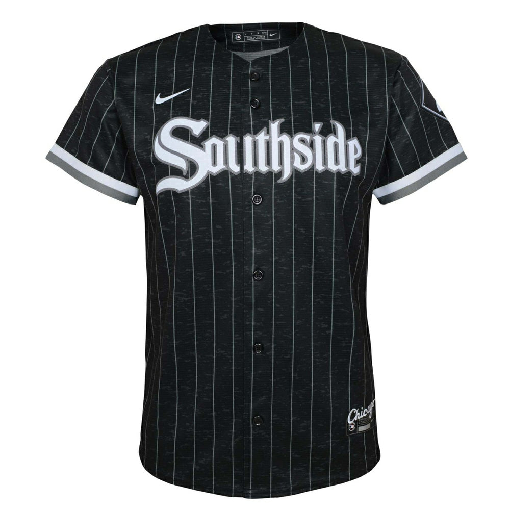 Chicago White Sox Replica City Connect MLB Jersey Pinstripe (YOUTH) Taass for sale