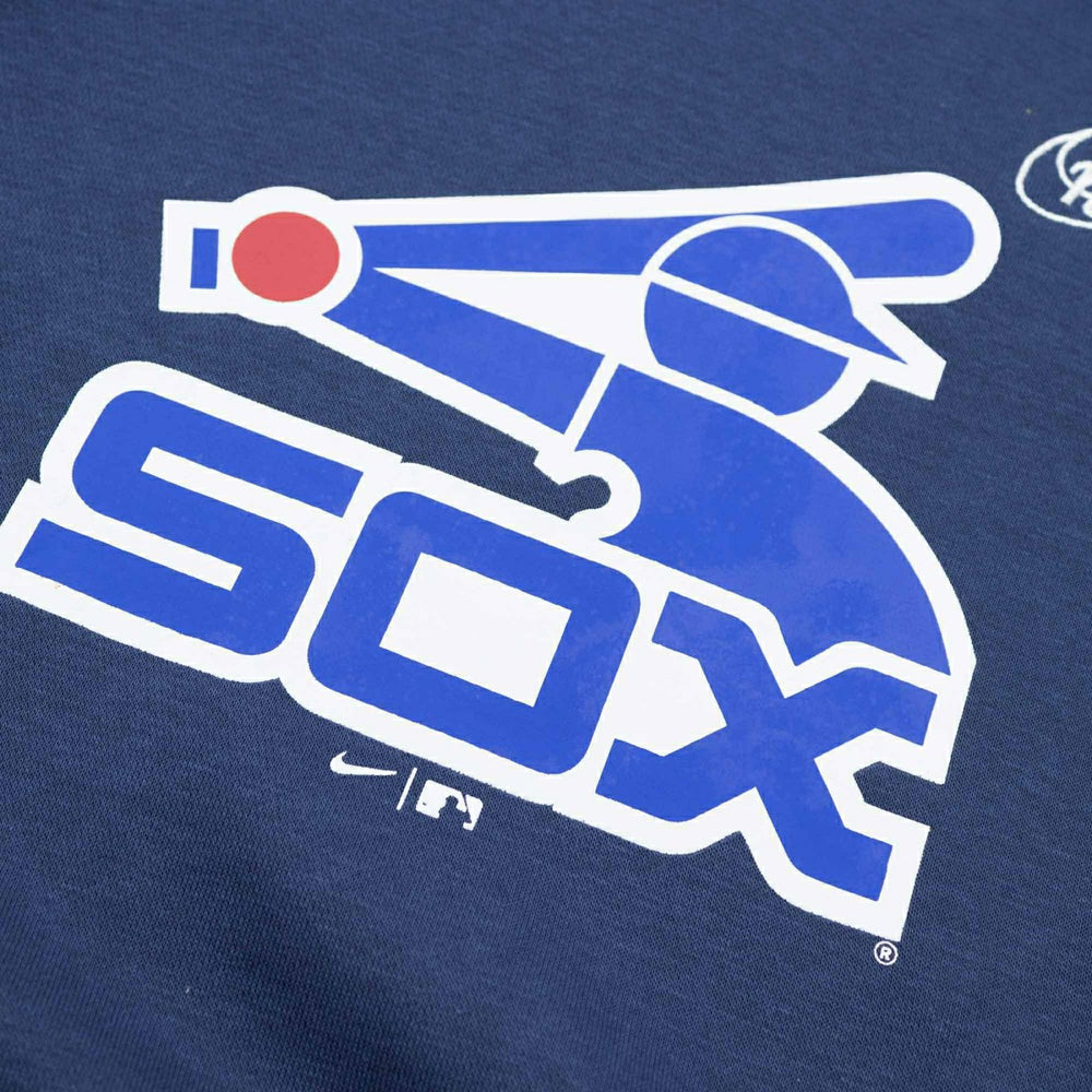 Chicago White Sox Cooperstown Logo Nike Club Fleece MLB Hoodie Navy Classic