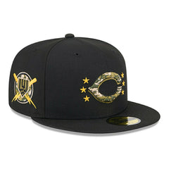 Cincinnati Reds 2024 MLB Authentic Armed Forces New Era 59FIFTY Fitted Cap Taass for sale