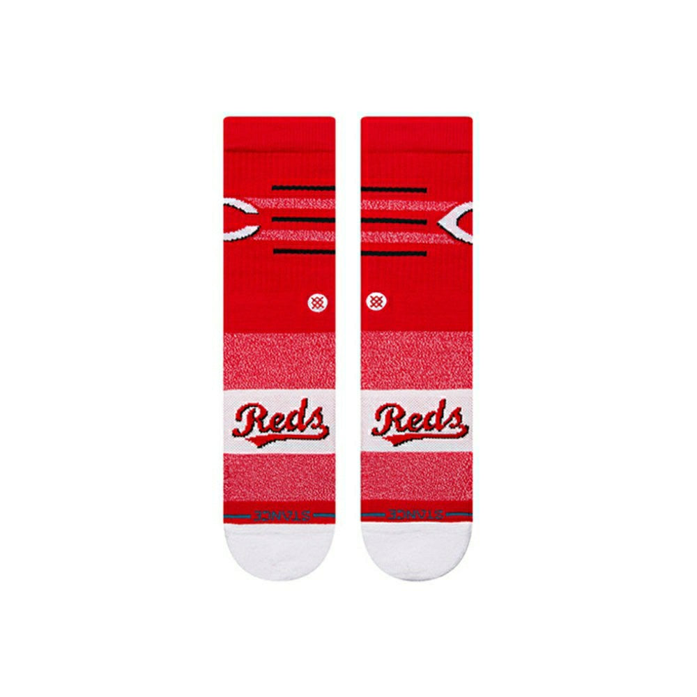 Cincinnati Reds Closer Stance MLB Crew Socks Taass US