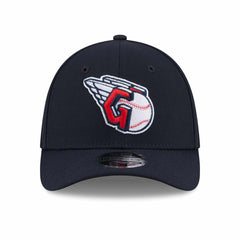 Cleveland Guardians MLB Alternate Team Logo 39THIRTY M-Crown Flex Cap Navy Fashion