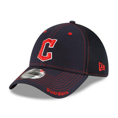 Cleveland Guardians Team Neo New Era 39THIRTY MLB Cap Navy Taass for sale