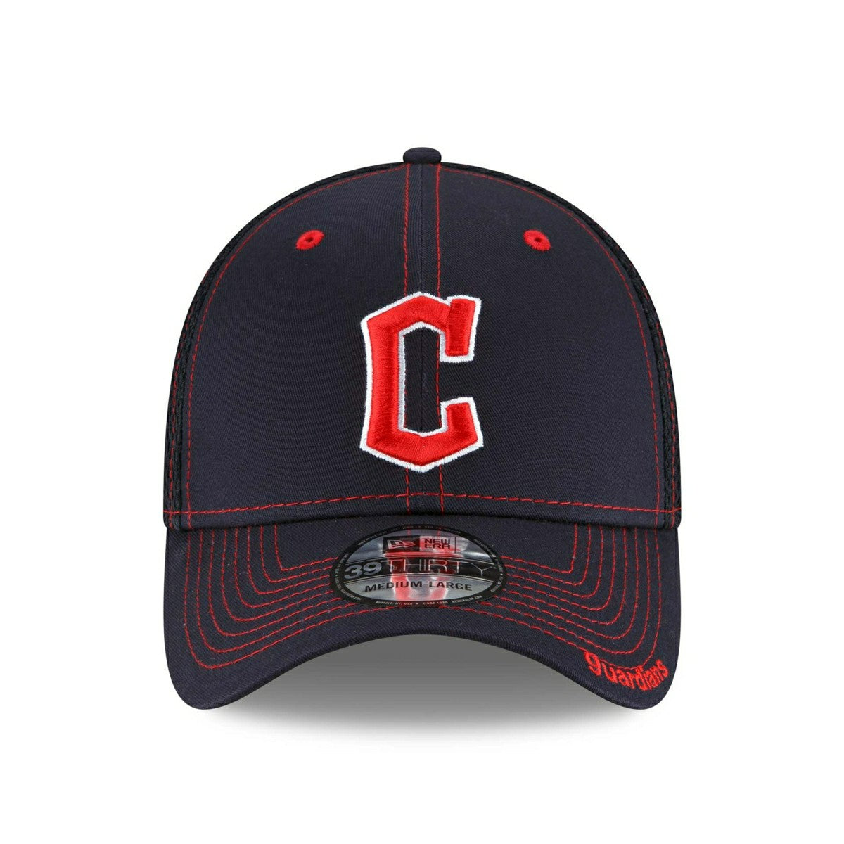 Cleveland Guardians Team Neo New Era 39THIRTY MLB Cap Navy Taass for sale