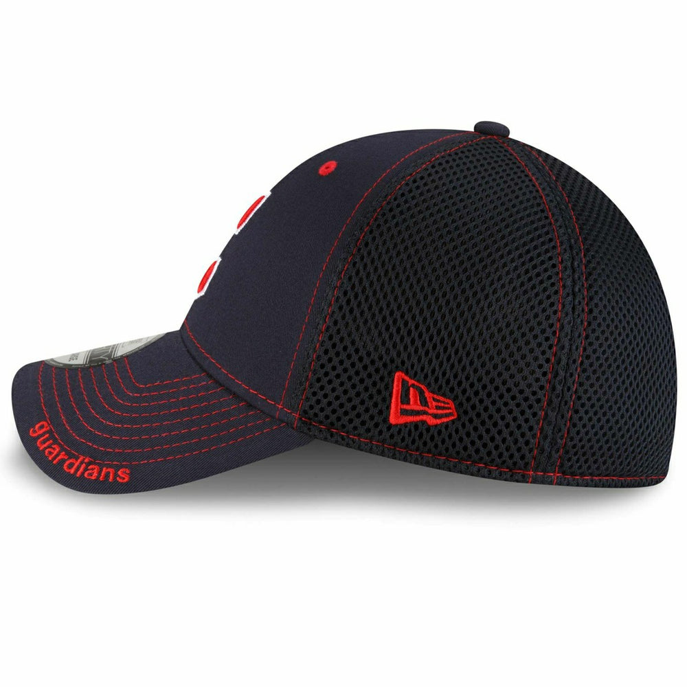 Cleveland Guardians Team Neo New Era 39THIRTY MLB Cap Navy Taass for sale
