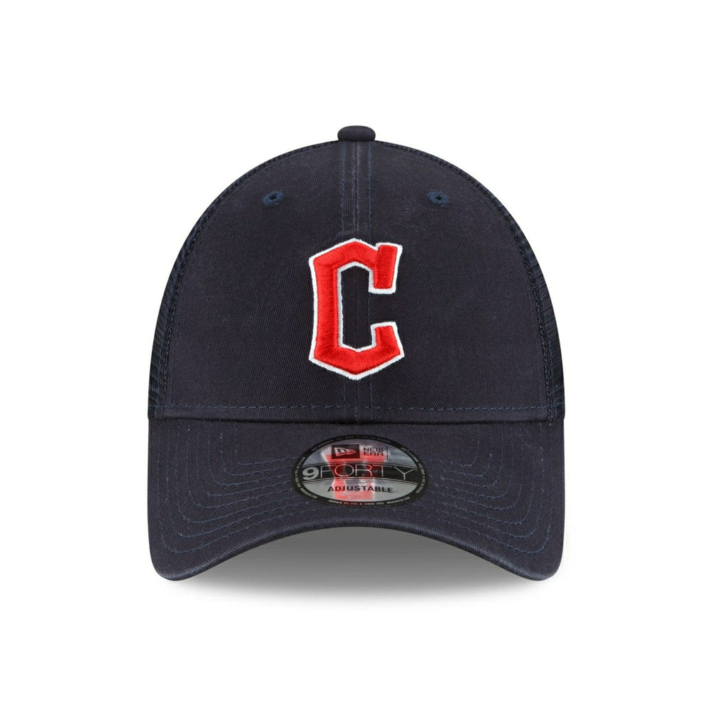 Cleveland Guardians Basic 9FORTY Trucker MLB Cap Navy Taass US