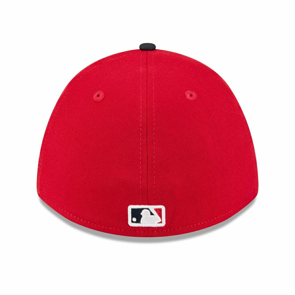 Cleveland Guardians 2026 MLB Spring Training 39THIRTY M-Crown Flex Cap Red Lifestyle