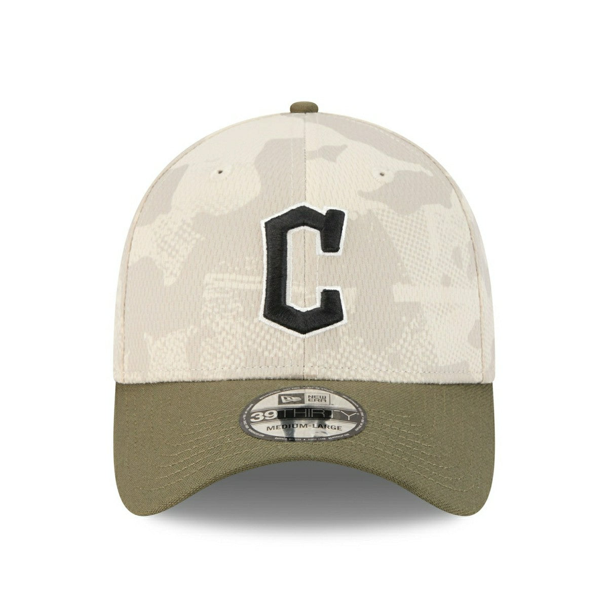 Cleveland Guardians 2025 MLB Armed Forces New Era 39THIRTY Flex Cap Taass for sale