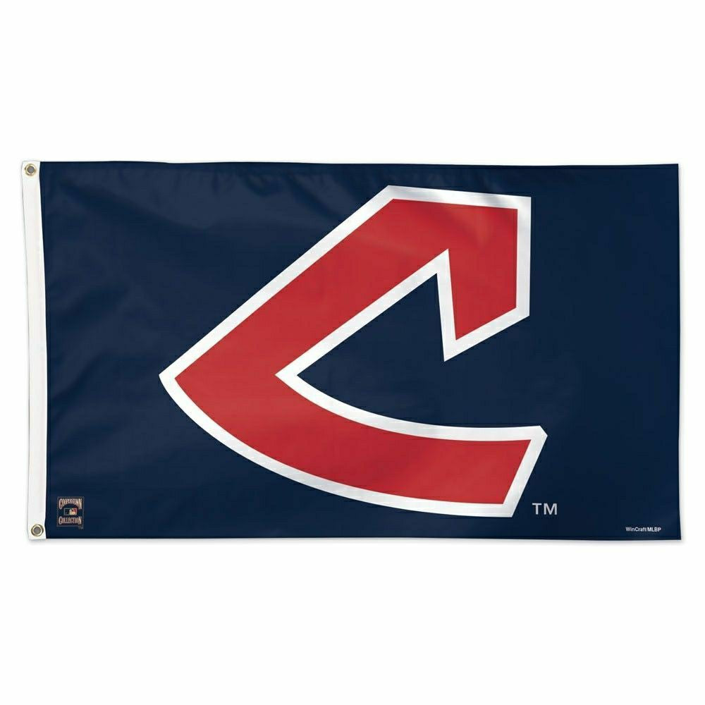 Cleveland Indians Cooperstown Deluxe MLB Flag Taass sale