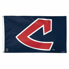 Cleveland Indians Cooperstown Deluxe MLB Flag Taass sale