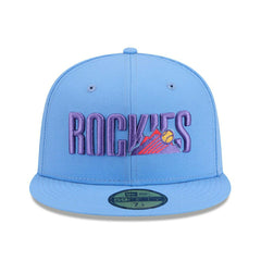 Colorado Rockies MLB City Connect Fan Pack 59FIFTY Fitted Cap Blue Classic