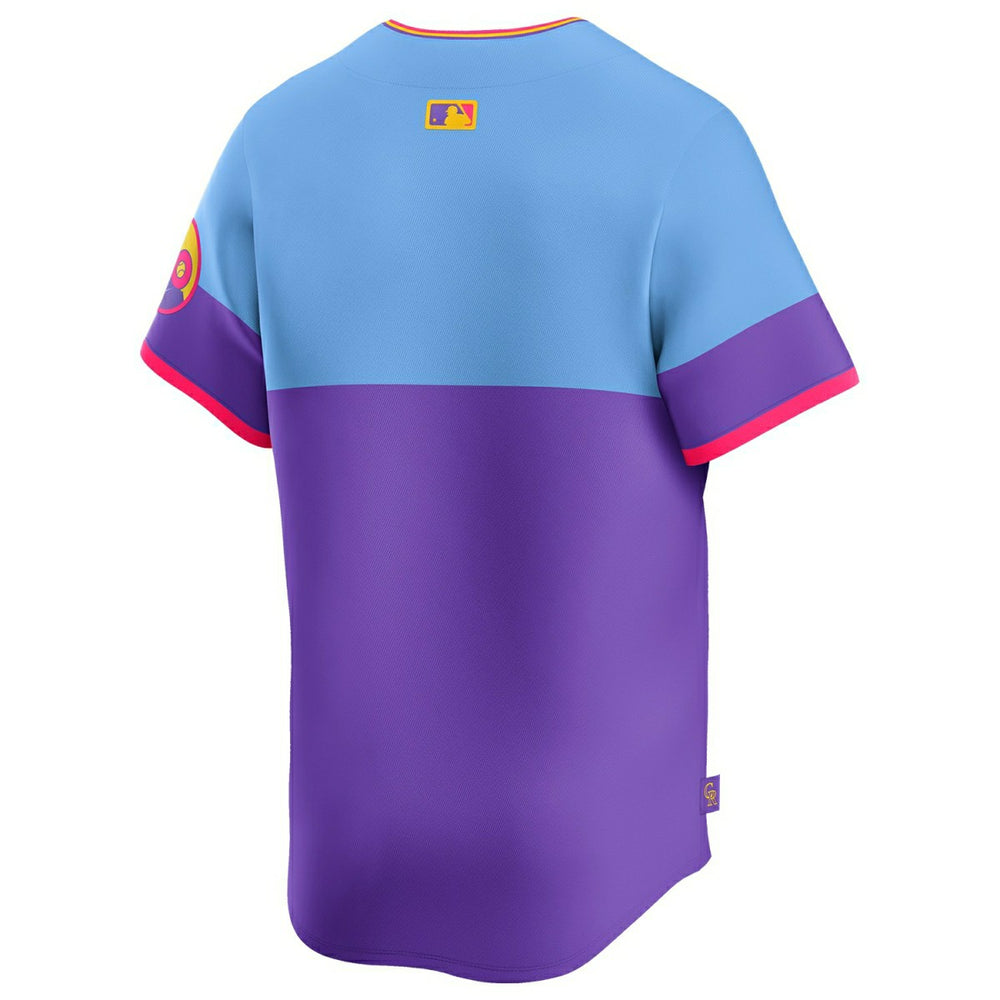 Colorado Rockies City Connect Limited MLB Jersey Psychic Purple Lifestyle