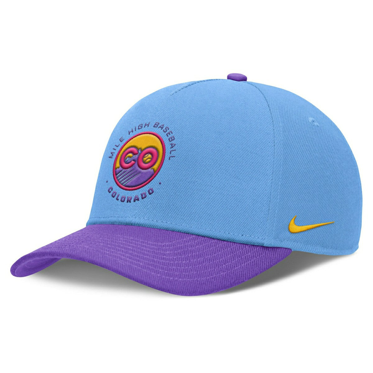 Colorado Rockies City Connect Rise Adjustable MLB Cap Blue Taass sale