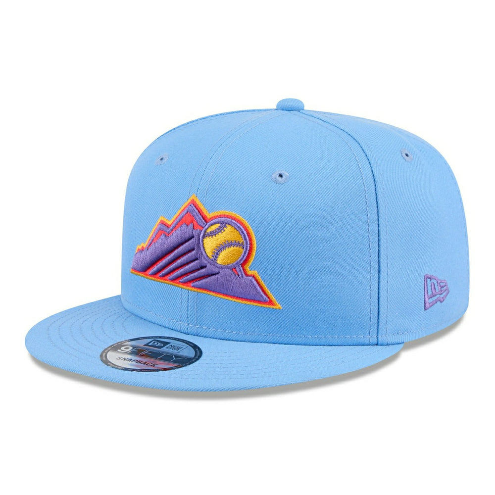 Colorado Rockies MLB City Connect 9FIFTY Snapback Cap Blue Taass sale