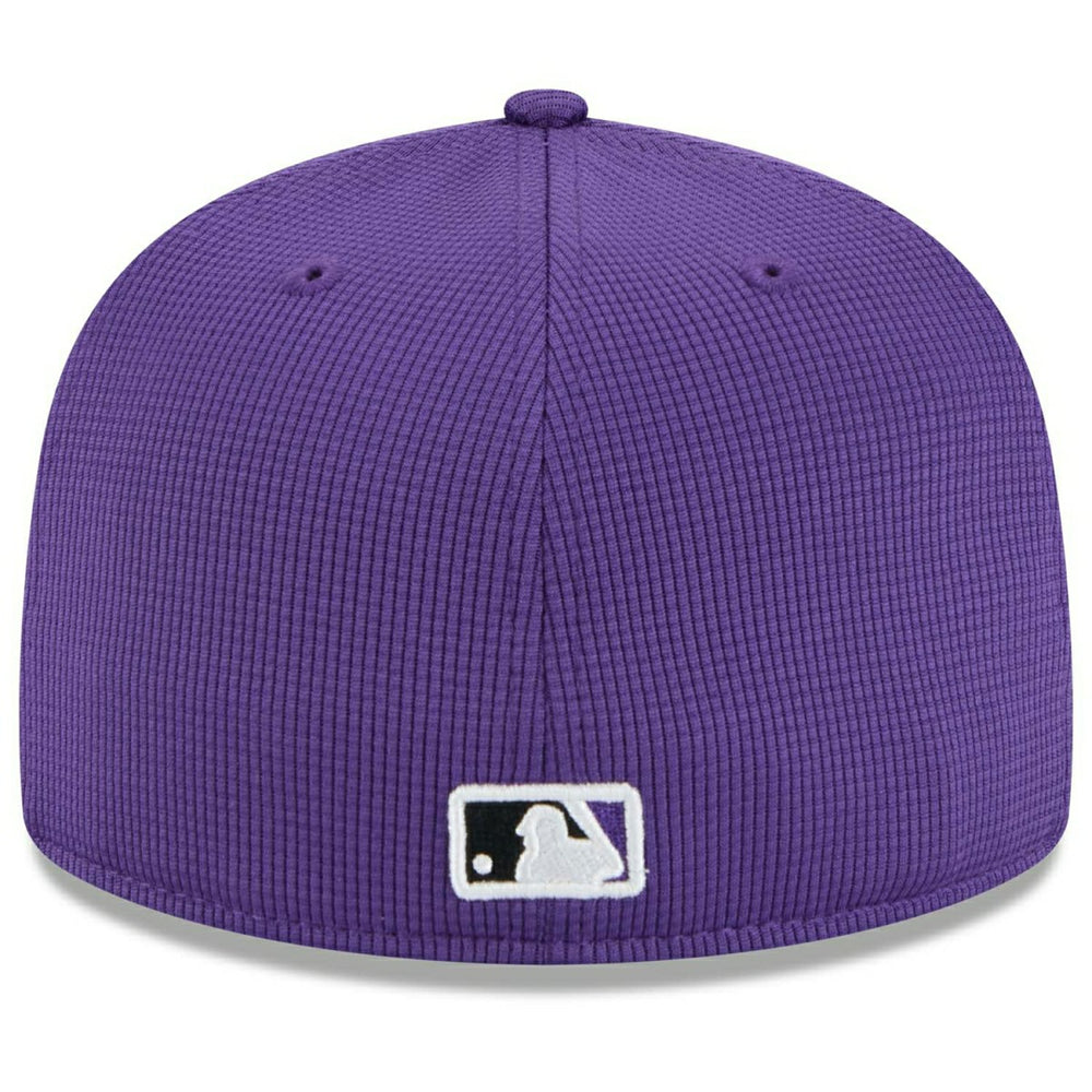 Colorado Rockies 2025 MLB Spring Training 59FIFTY Fitted Cap Purple Taass sale
