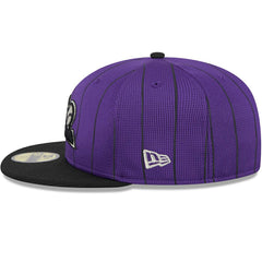 Colorado Rockies 2025 MLB Batting Practice New Era 59FIFTY Fitted Cap Lifestyle