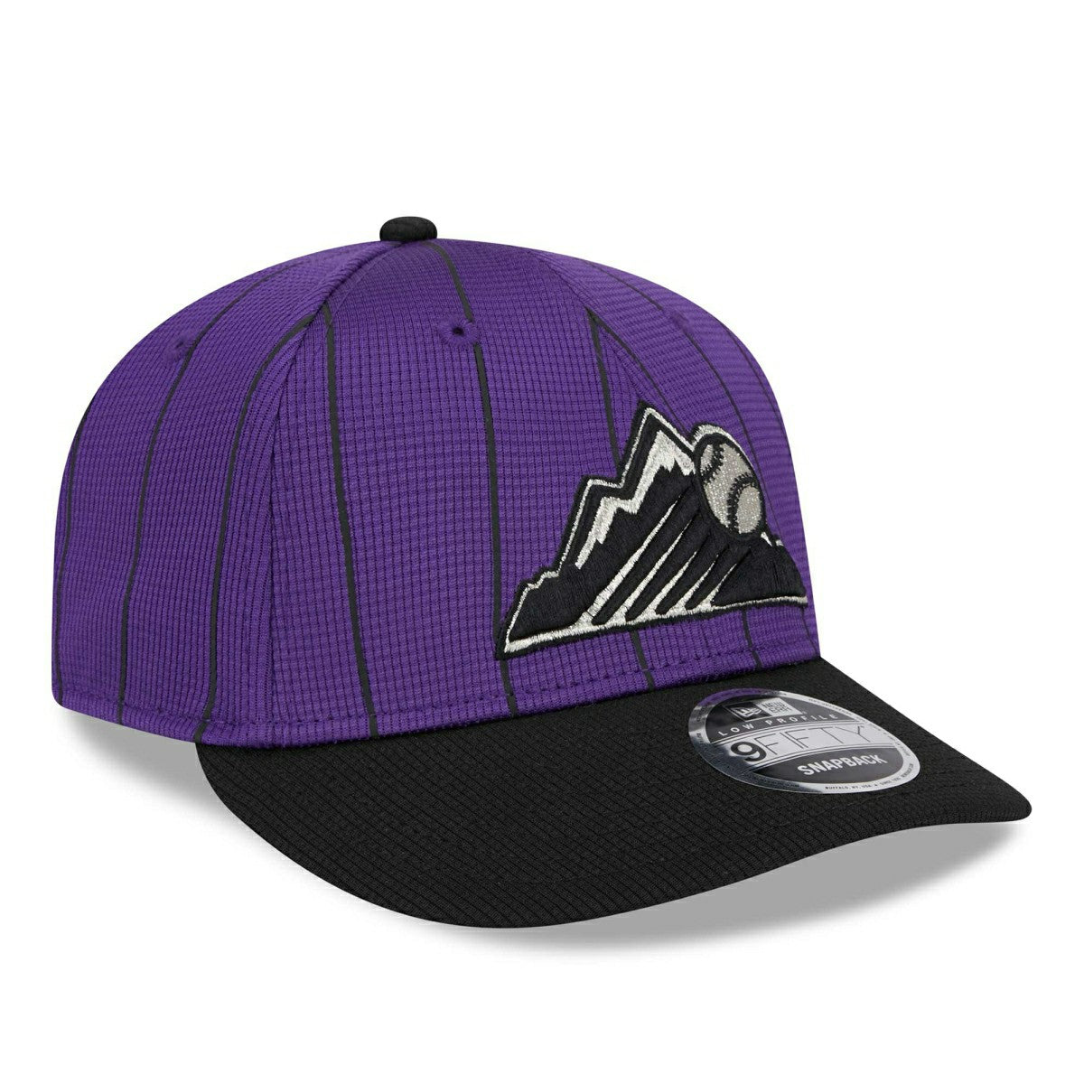 Colorado Rockies 2025 MLB Batting Practice Low Profile 9FIFTY Snapback Cap Taass for sale