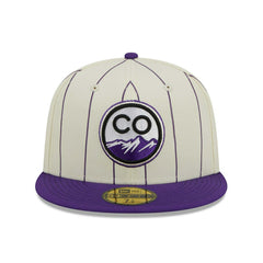 Colorado Rockies Retro City New Era 59FIFTY Fitted MLB Cap Taass US