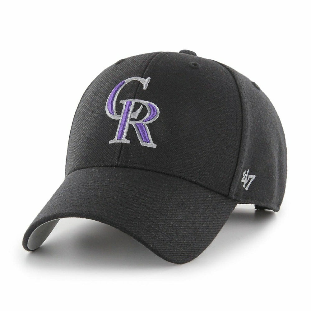 Colorado Rockies '47 MVP Adjustable MLB Cap Black Lifestyle