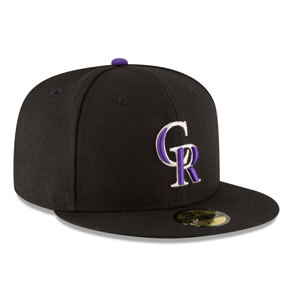 Colorado Rockies Authentic New Era 59FIFTY Fitted MLB Cap Game Taass sale