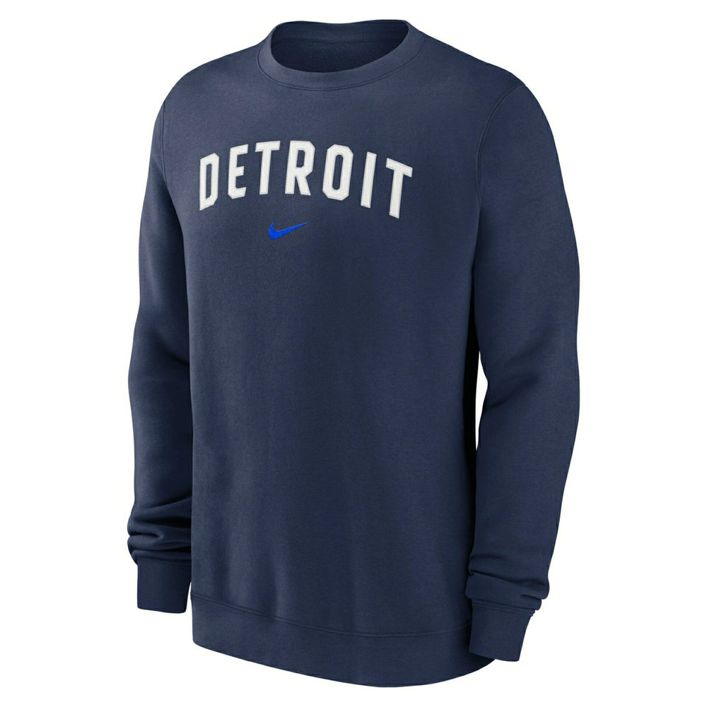 Detroit Tigers City Connect 2-Hit Club Crew Pullover Navy Taass for sale