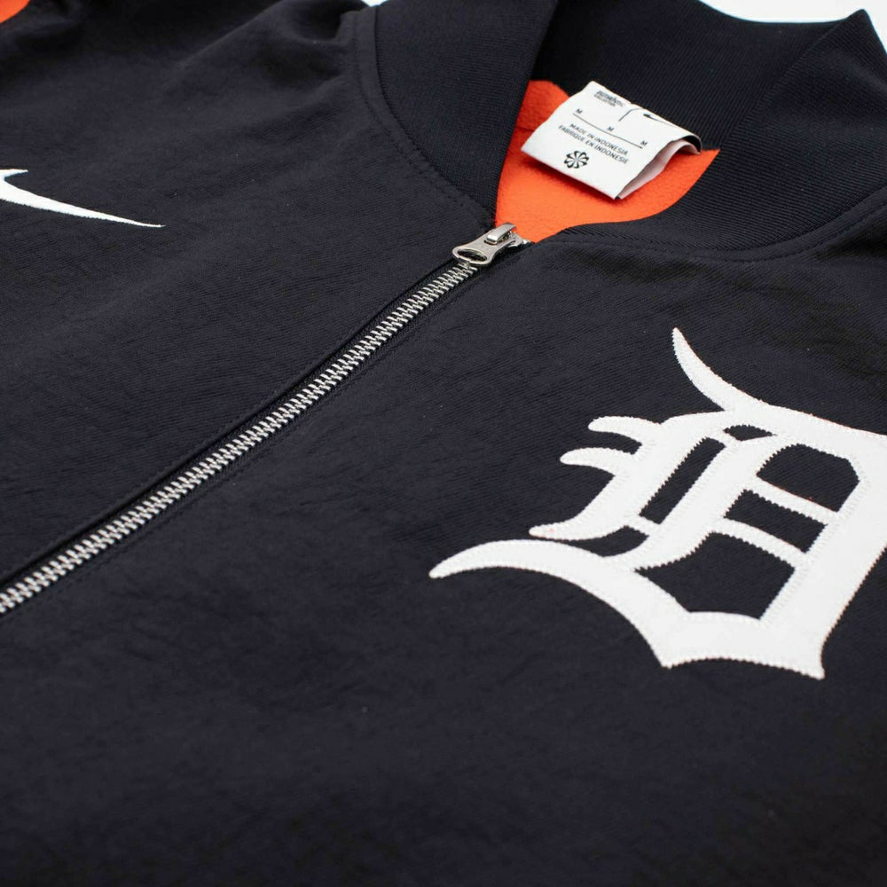 Detroit Tigers 2026 MLB Authentic Dugout Bomber Jacket Navy Taass for sale