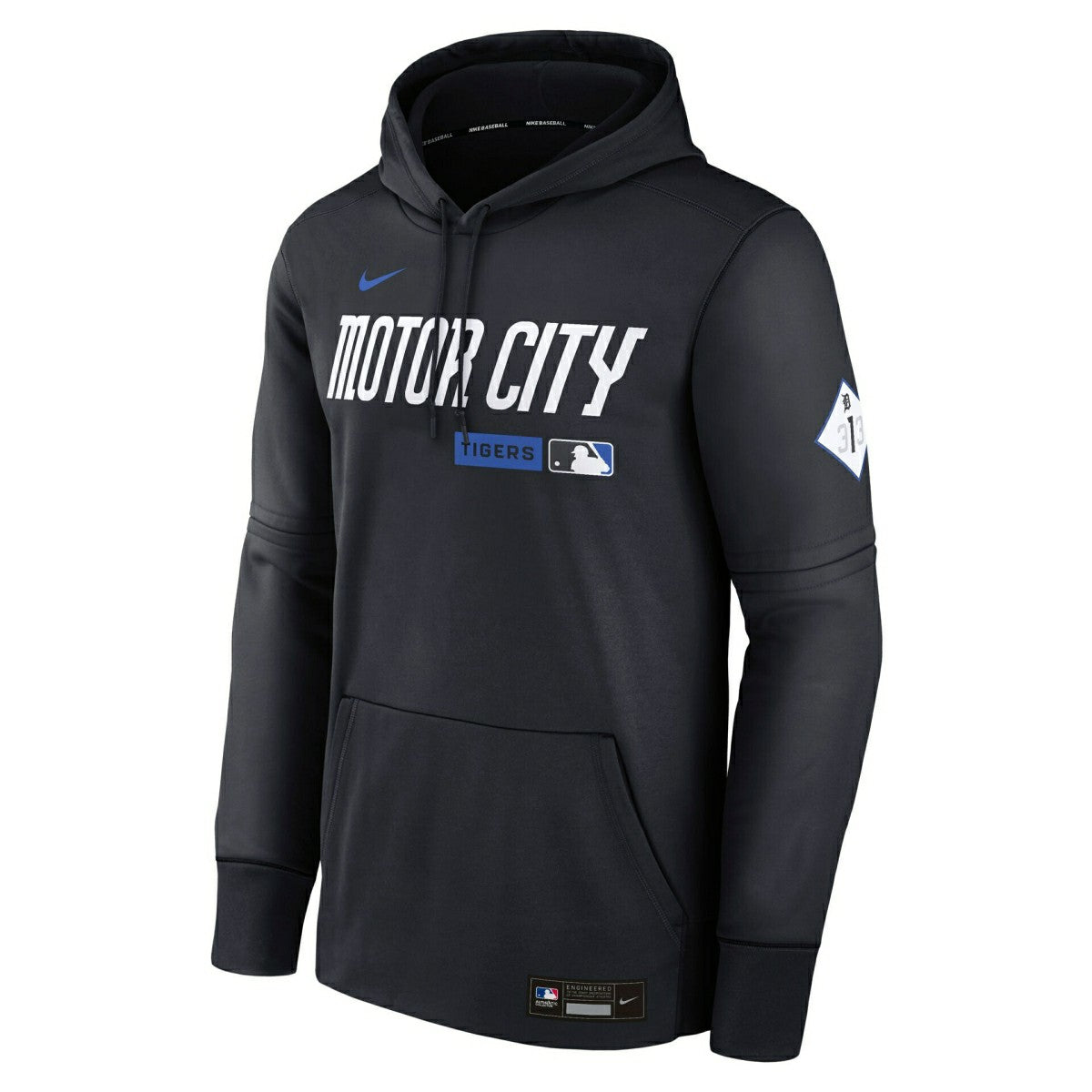 Detroit Tigers City Connect 2026 MLB Authentic Therma Hoodie Navy Fashion